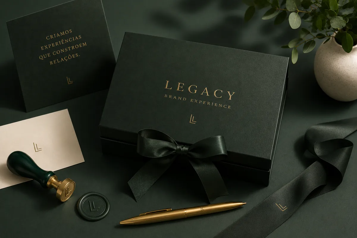 Presentes Corporativos Legacy — conexão com clientes e colaboradores