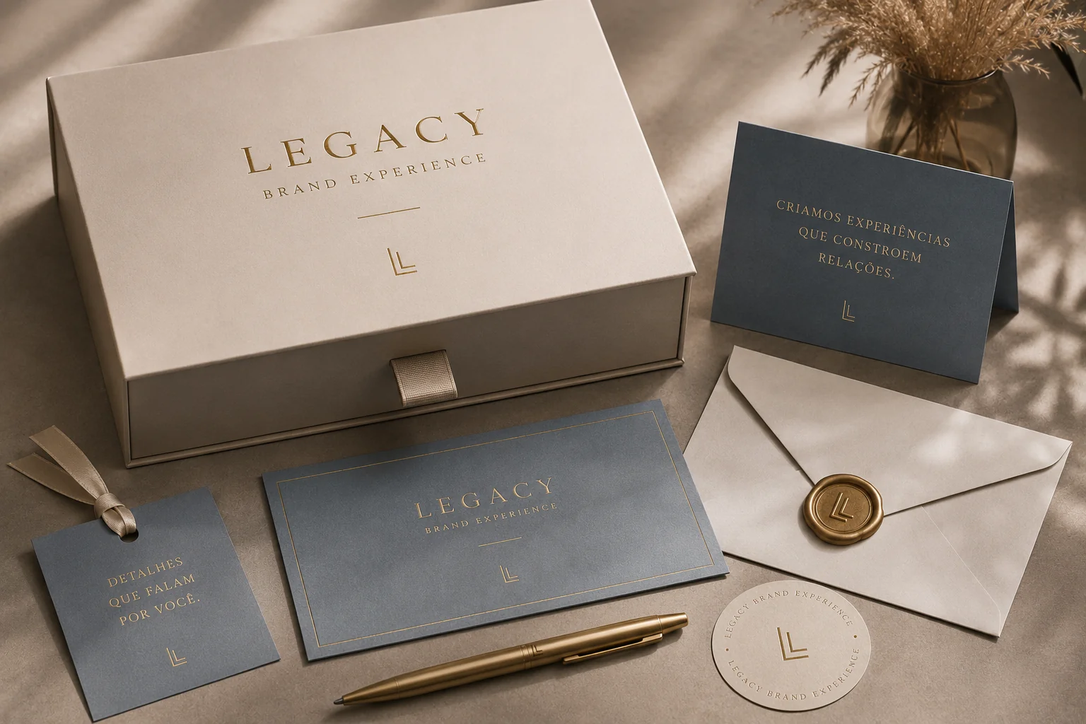 Legacy Brand Experience — detalhes e acabamentos premium